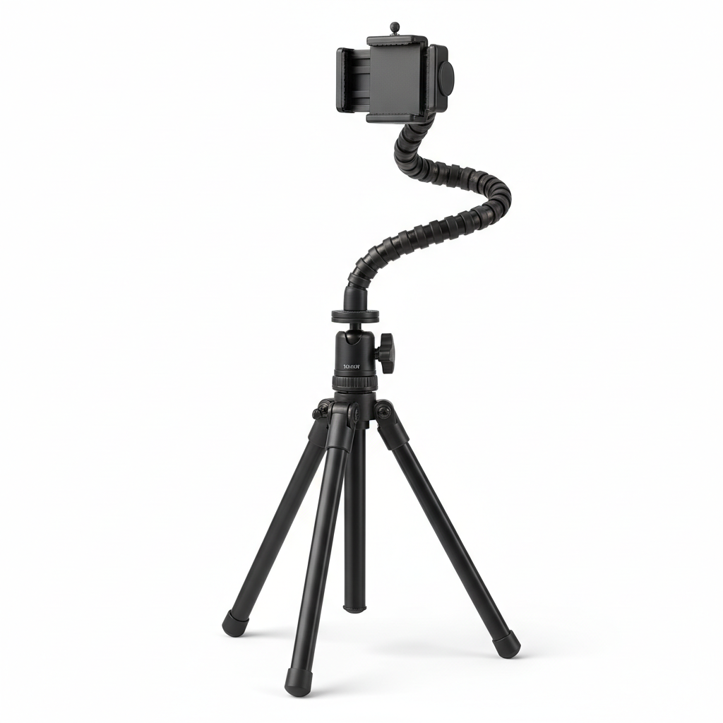 Adjustable Phone & Tablet Tripod Stand